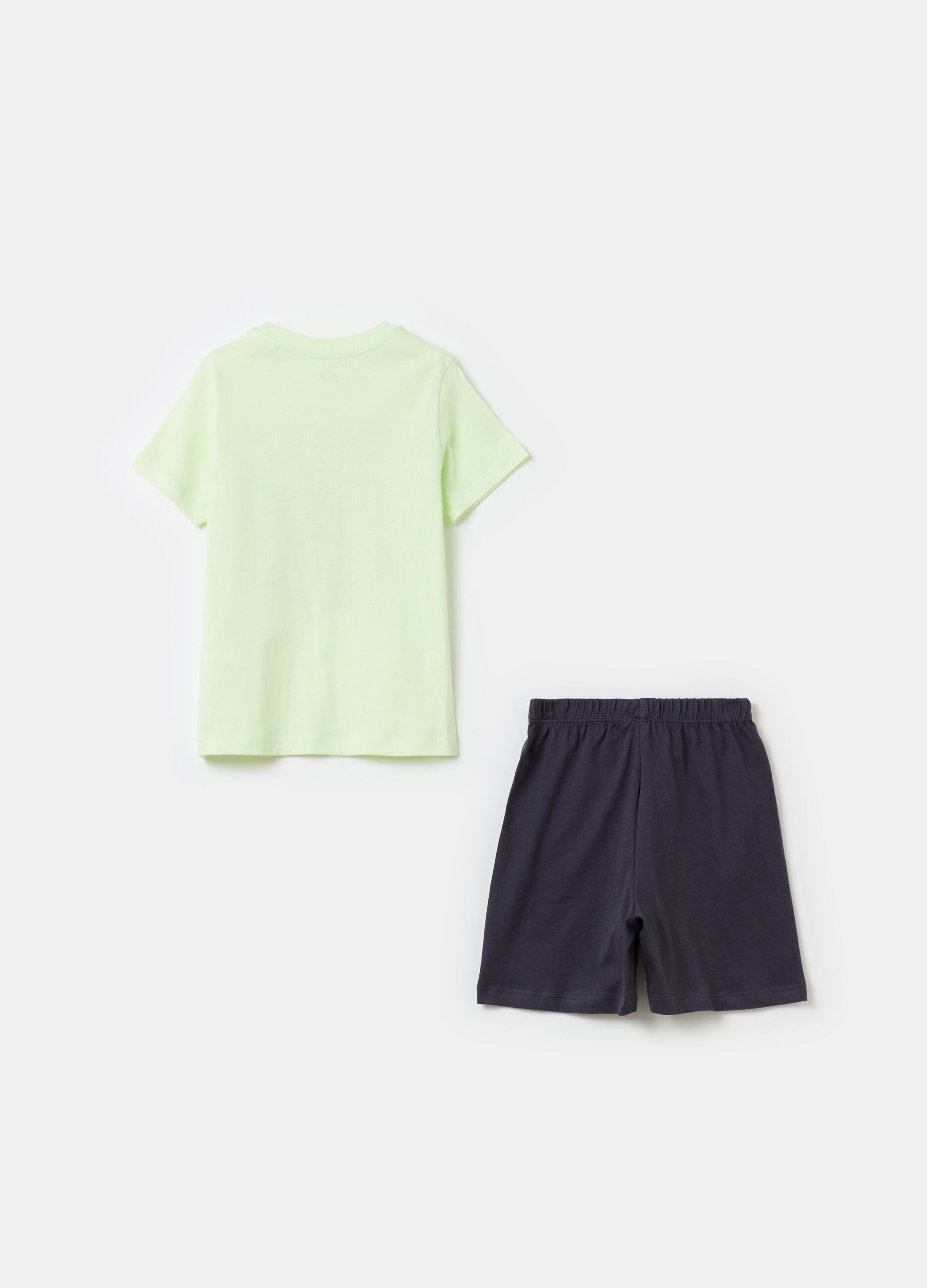 Organic cotton pyjamas with dog print