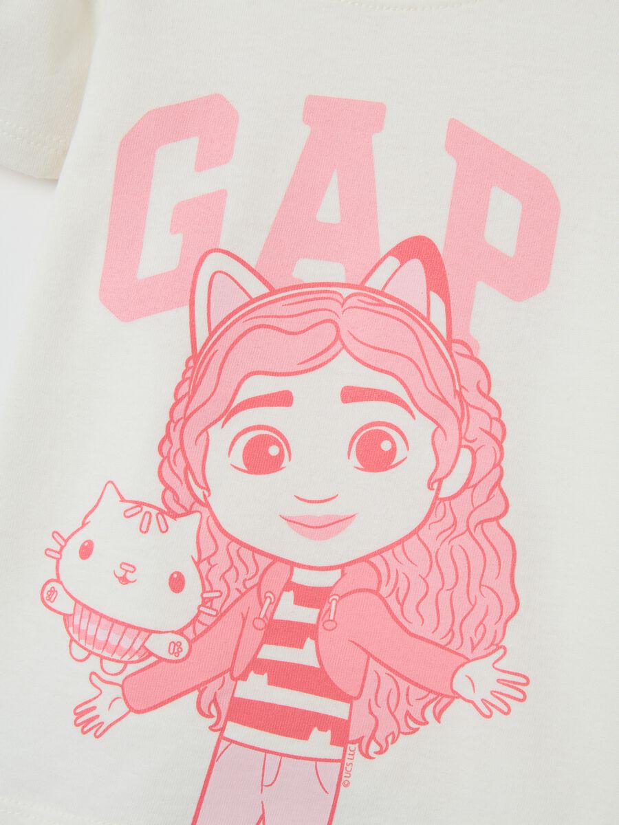 Girls' White Pure Cotton T-shirt_3