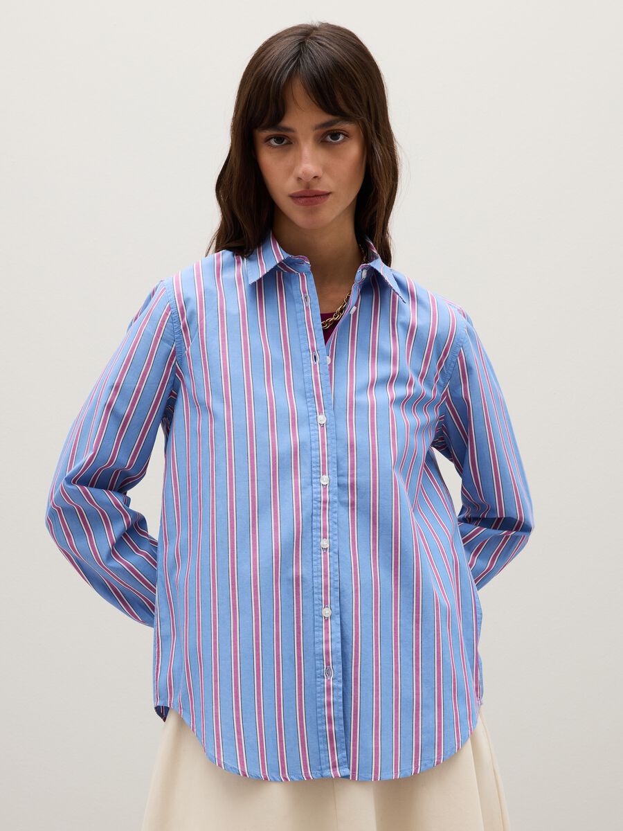 Multicolour pure cotton regular fit shirt_1