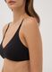 Reggiseno a triangolo nero in cotone organico elasticizzato_2