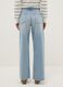 Pure Cotton Blue Wide Leg Jeans_2