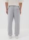 Grey cotton-blend joggers with logo_2