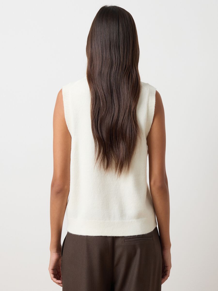 Gilet beige regular fit_3