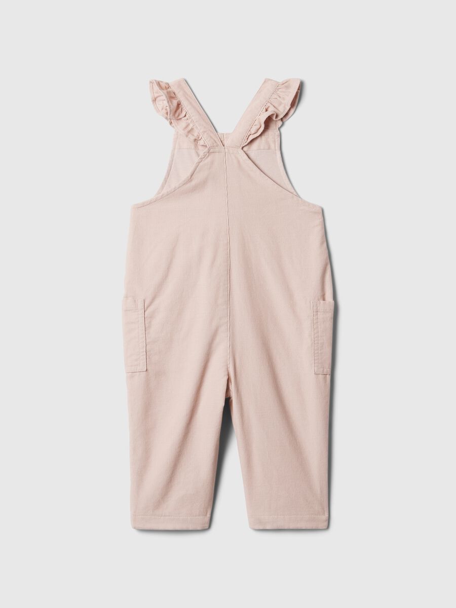 Corduroy dungarees with pockets_1