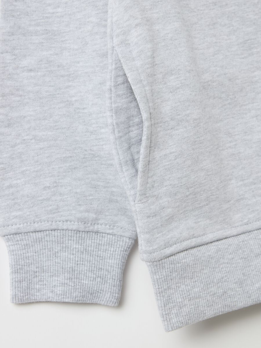 Organic cotton full-zip sweatshirt with hood_3