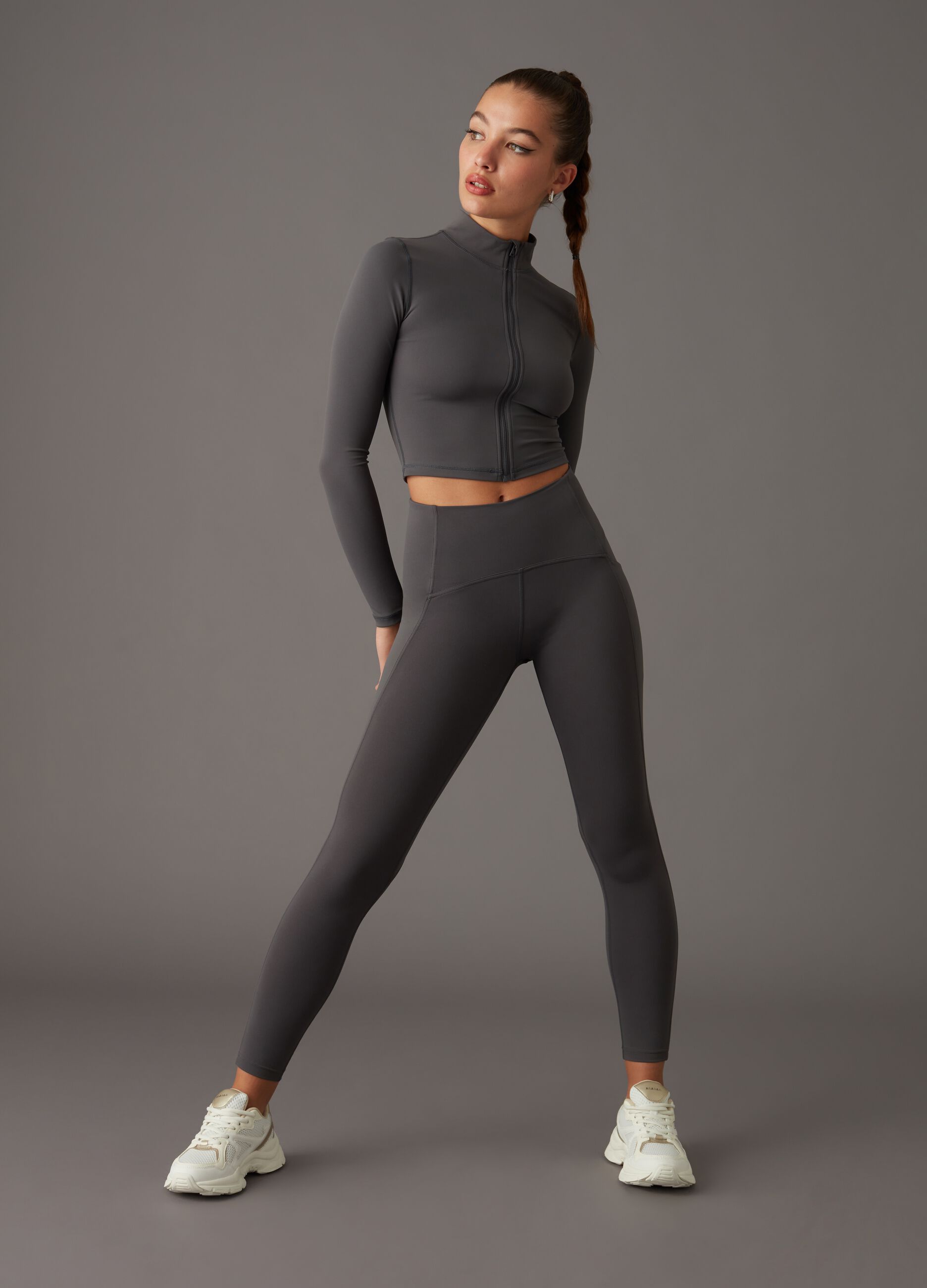 Leggings stretch Grey_0
