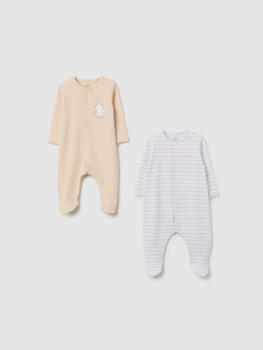 Bipack tutine da neonato in puro cotone multicolor_0