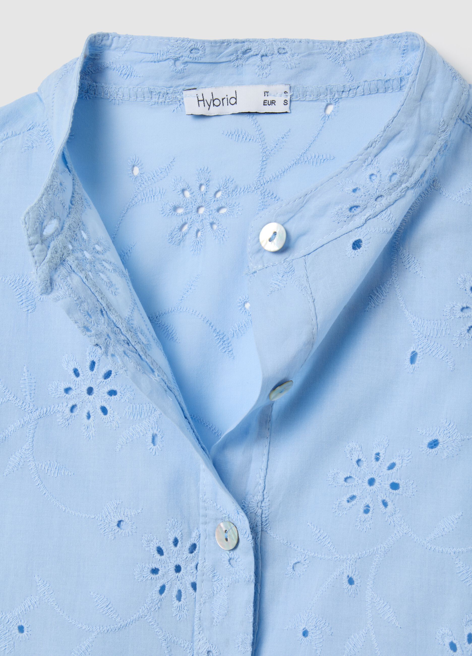 Women's Azure Pure Cotton Regular Fit Shirt