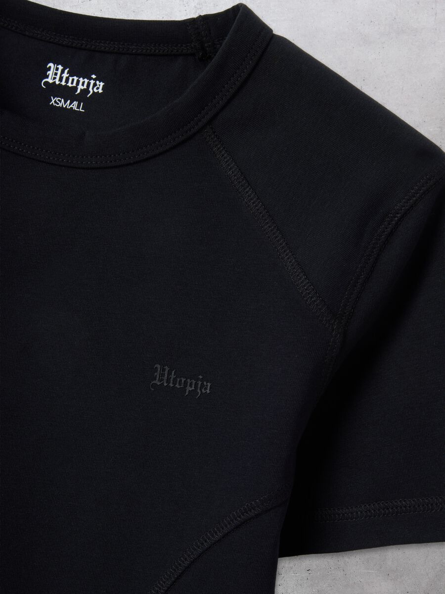 Fitted Logo T-shirt Black_6