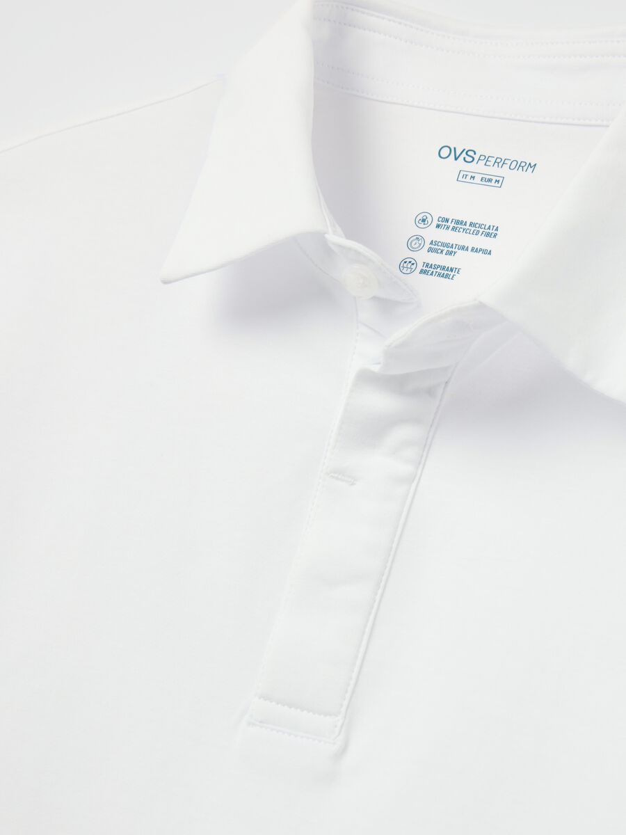 White regular-fit polo shirt with short sleeves_5