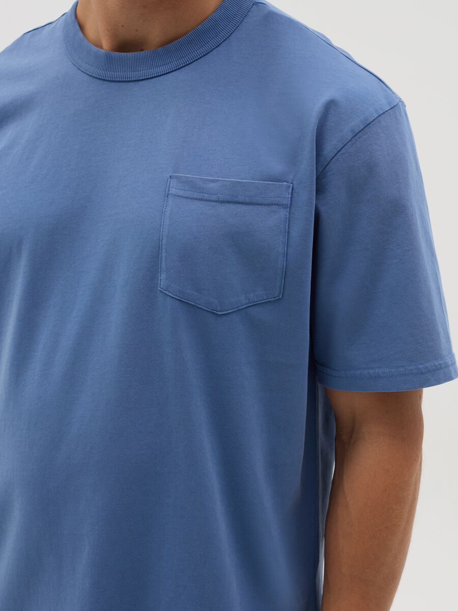 Relaxed-fit T-shirt in cotton with pocket_2