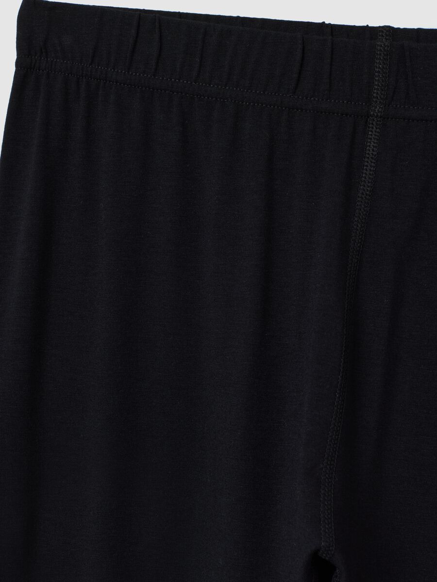 Regular Fit Black Leggings_5