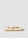 Beige espadrilles with strap and buckle_0