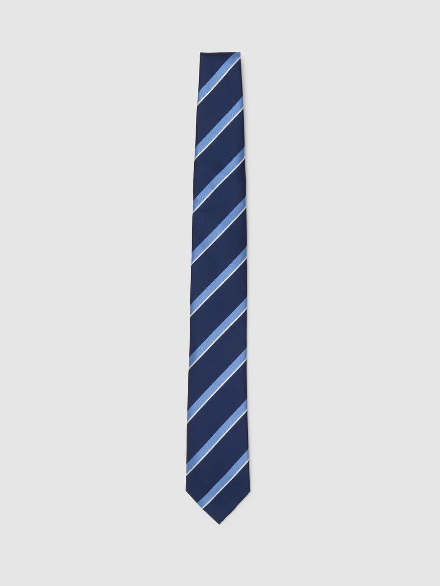 Men's Multicolour Striped Tie_0