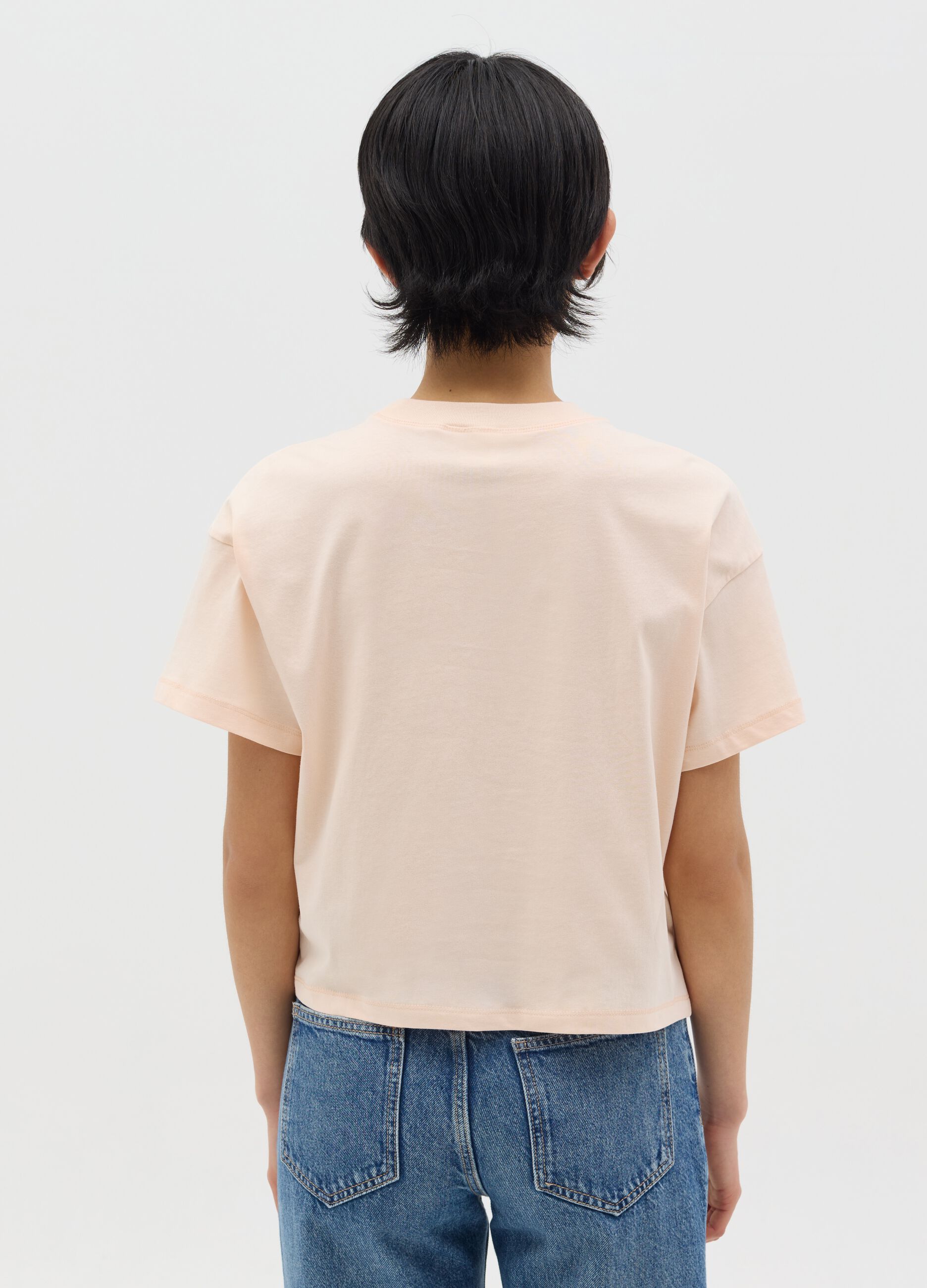 Short-sleeved T-shirt with Sailor Moon print