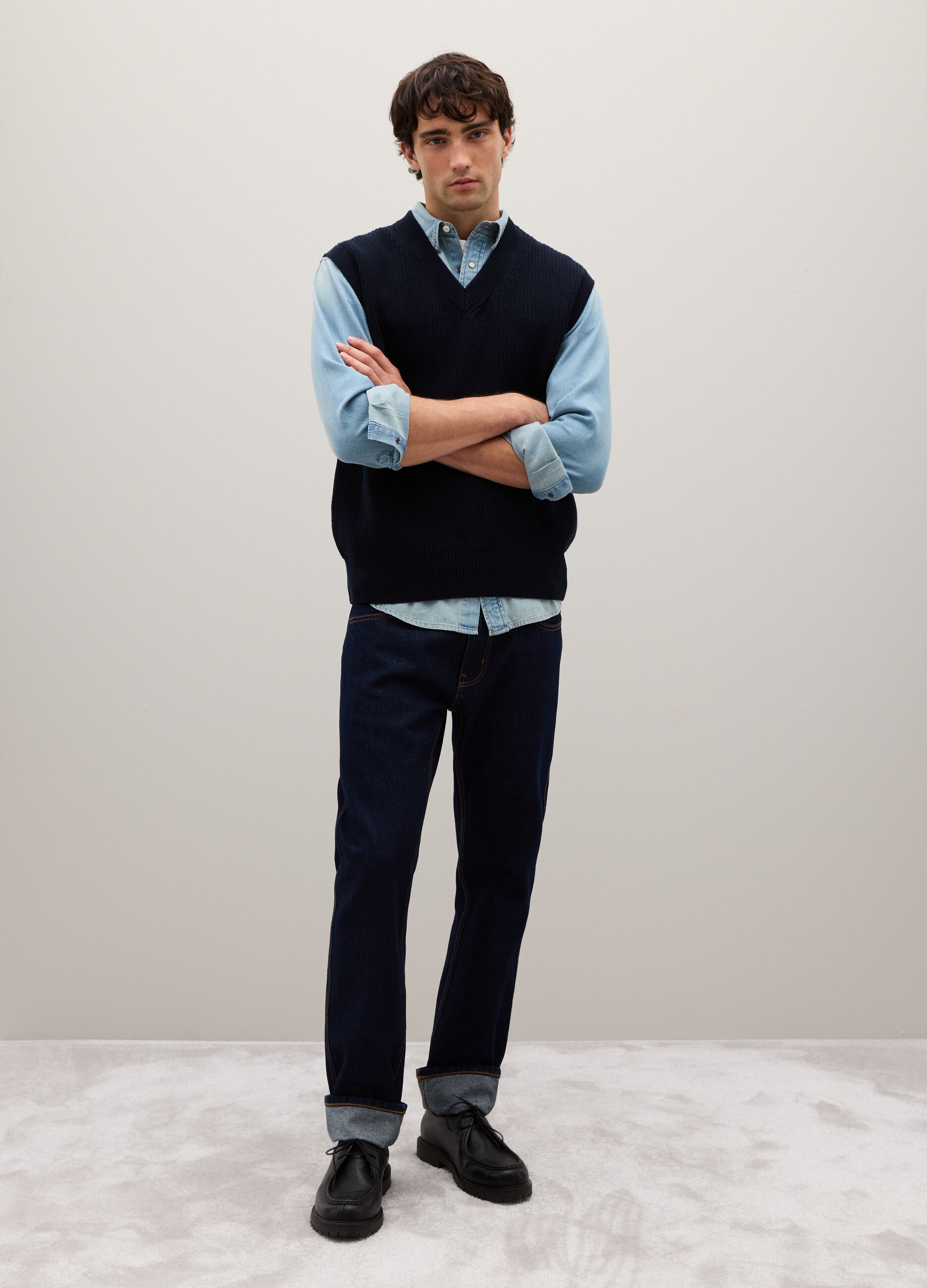 Cotton Blue Sweater