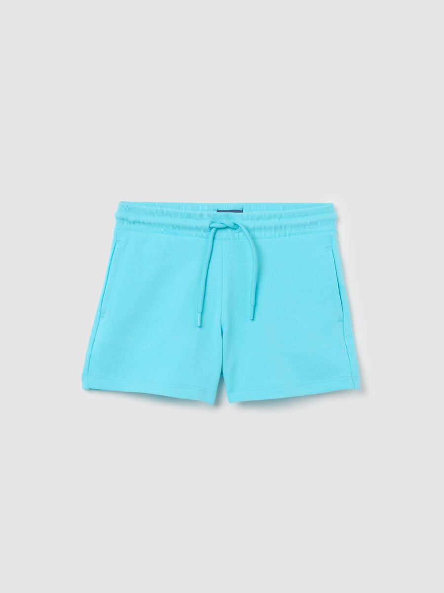 Adjustable Azure Organic Cotton Shorts_3