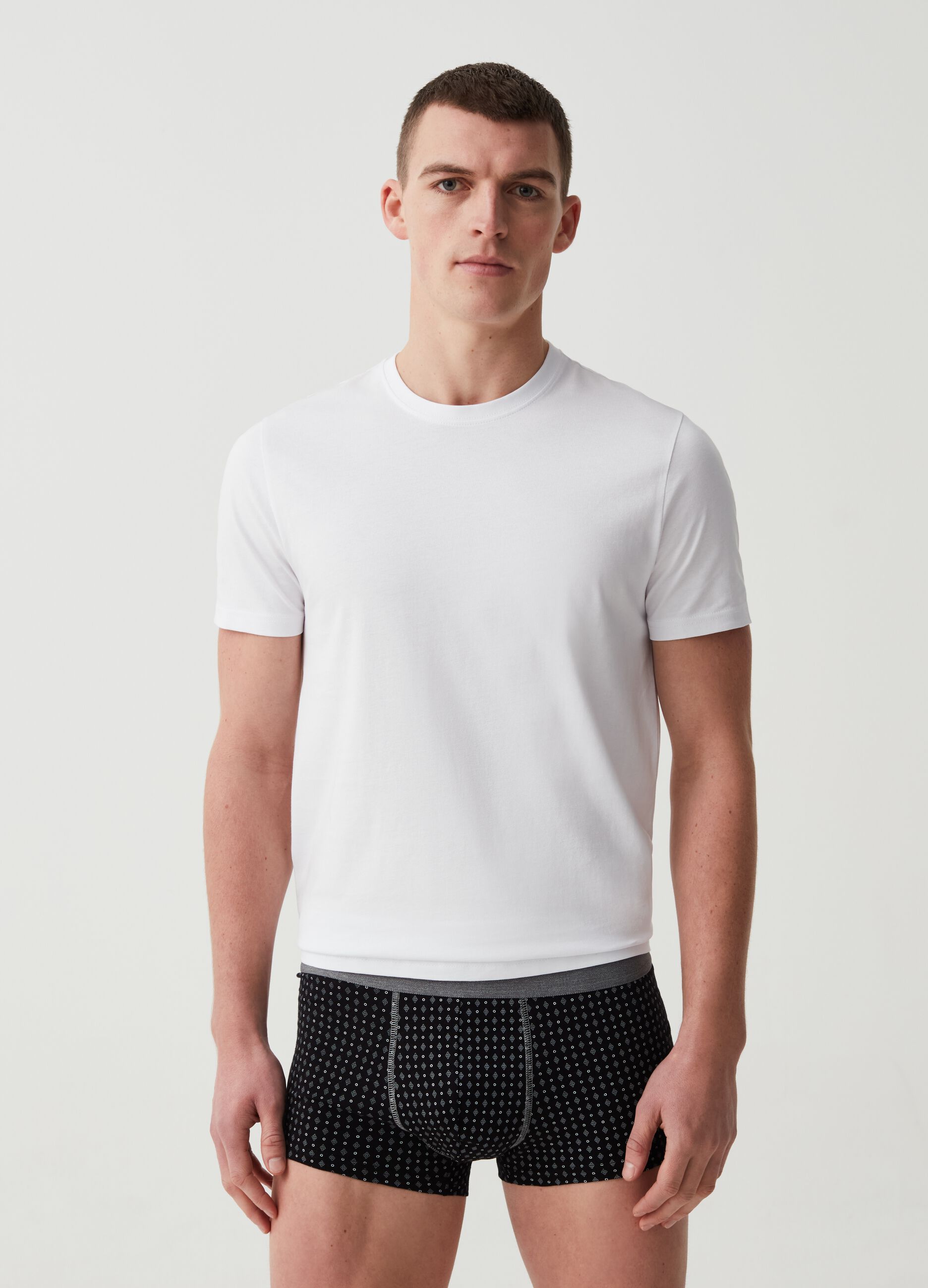 Ovs Set cinque boxer con micro fantasia