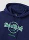 Blue cotton-blend hoodie with Hard Rock Cafe print_5