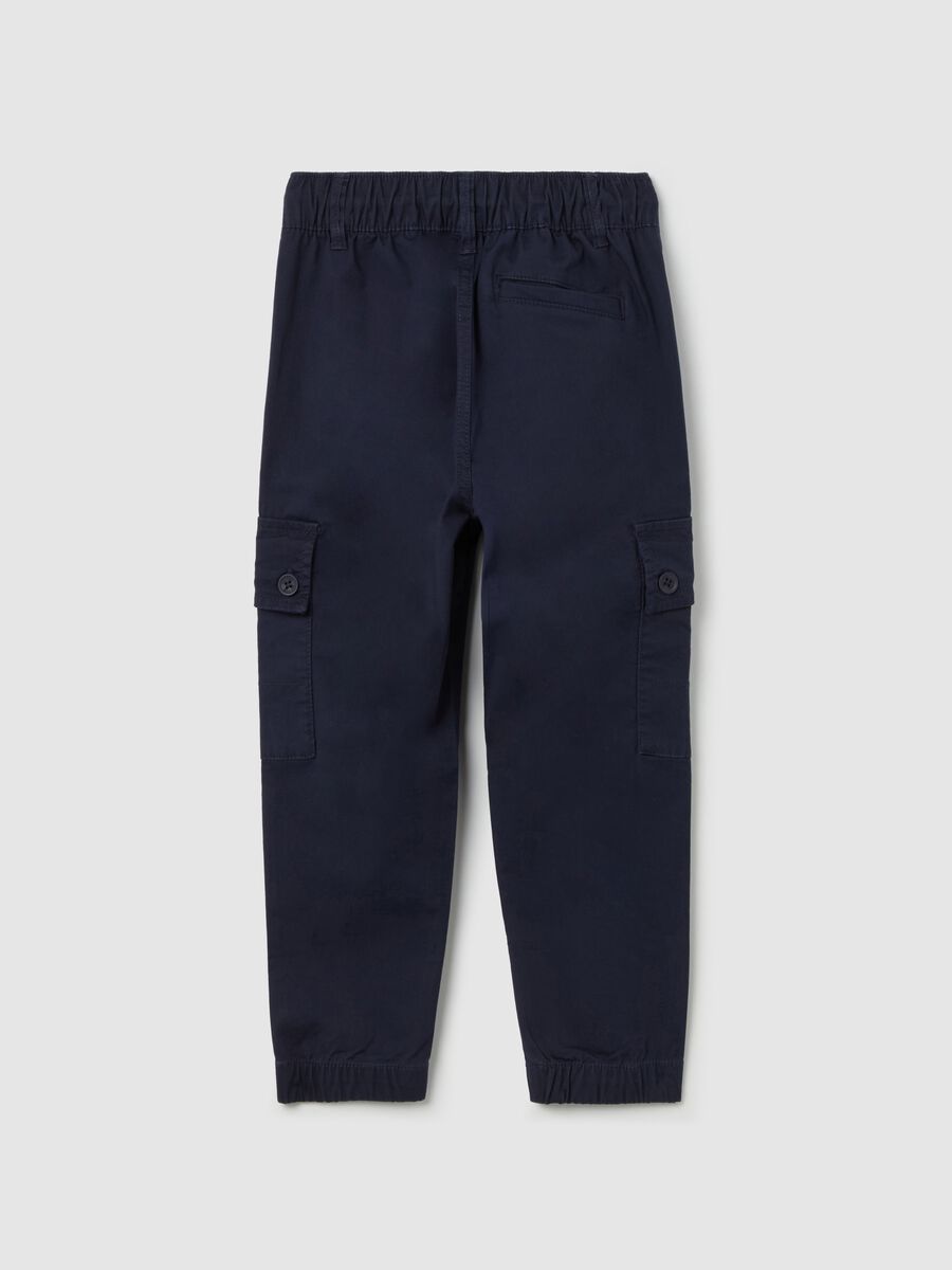 Cargo joggers with drawstring_1