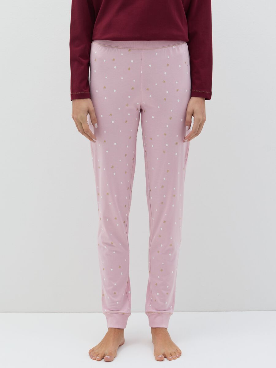Long pyjamas with "It's Winter Time" print_2