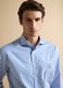 Blue and white striped pure cotton regular-fit shirt_0