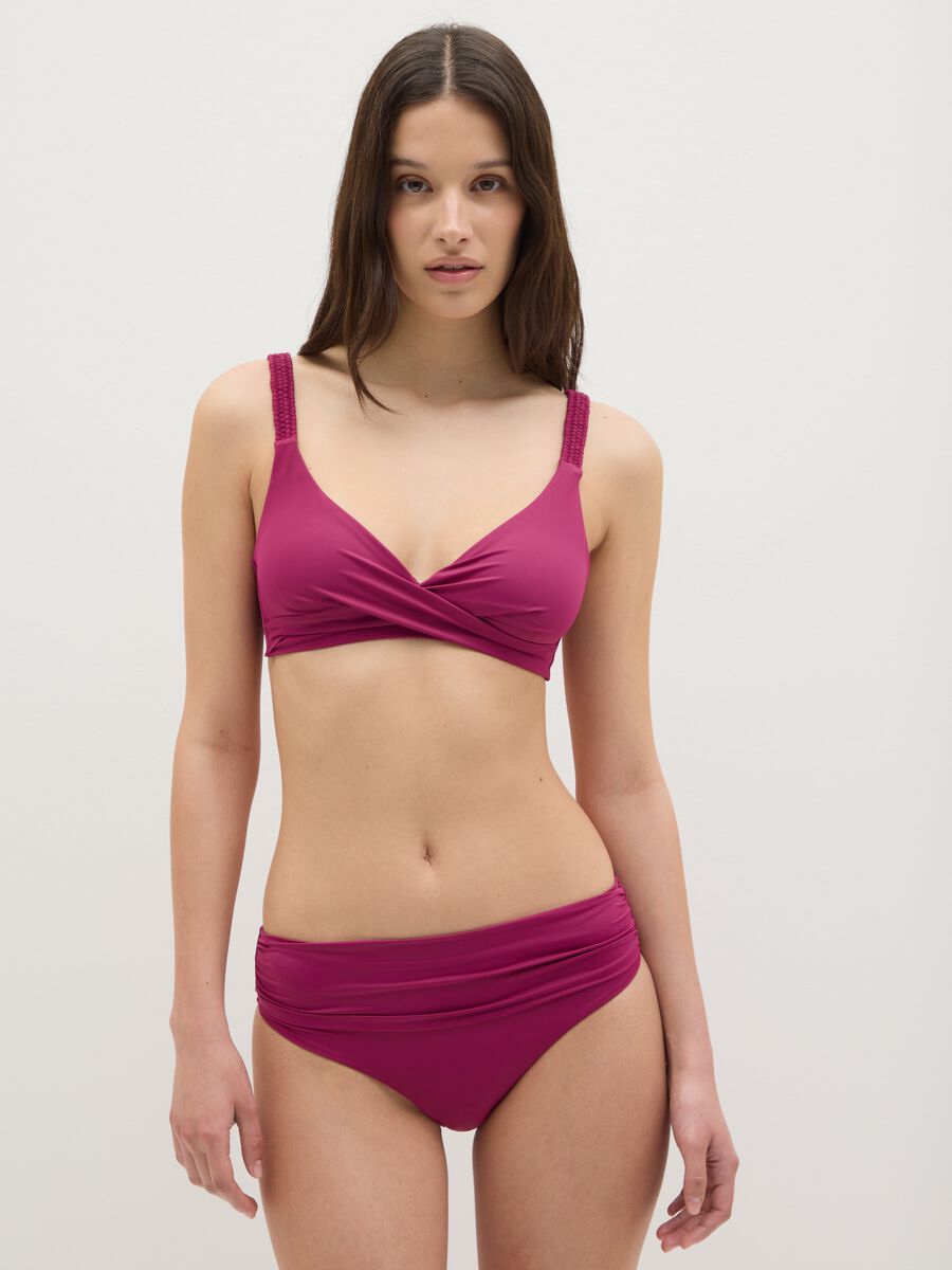 Women's violet stretch blend bikini_0