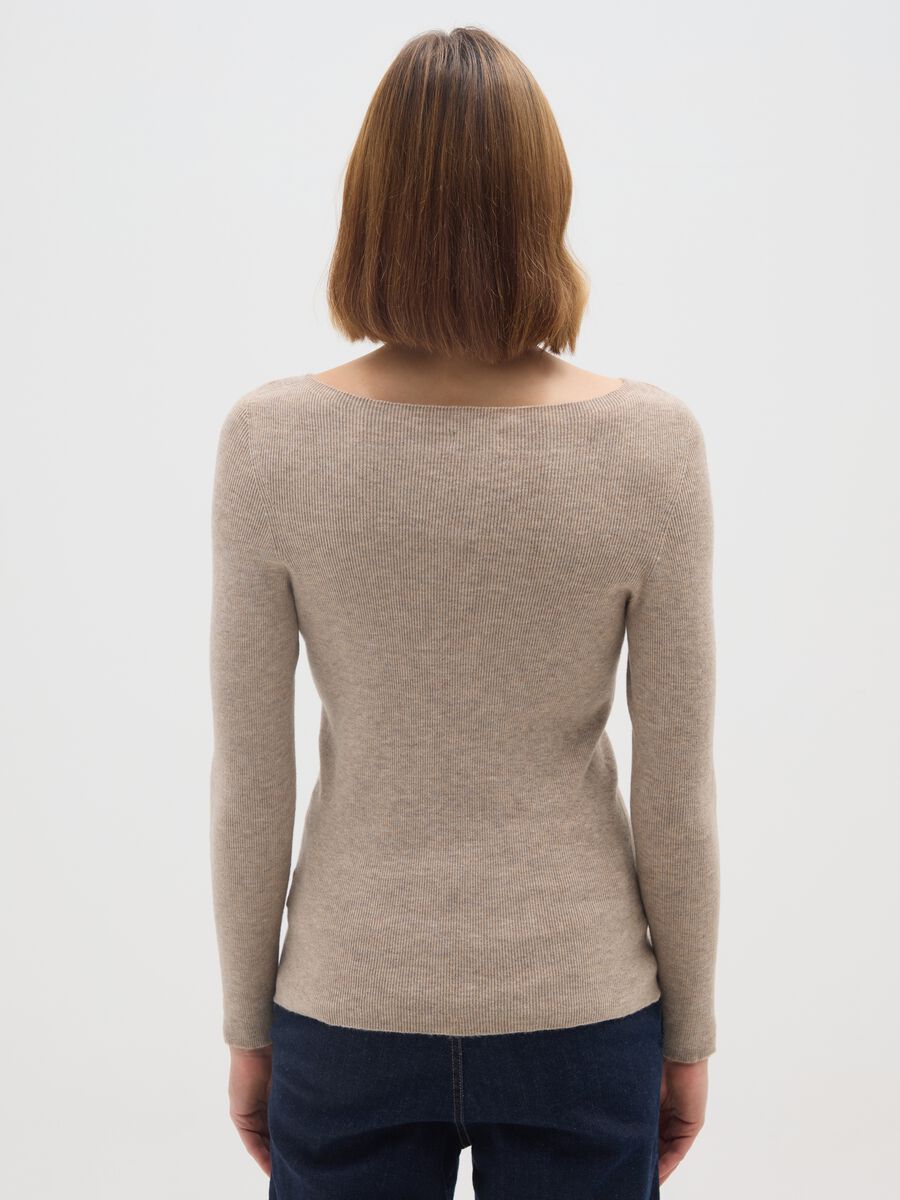 Maglione beige regular fit_2