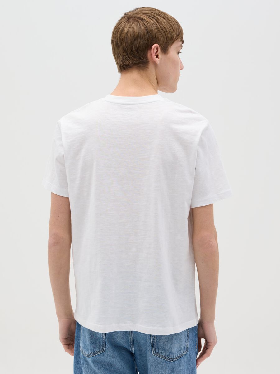 Cotton T-shirt with "1990'S" racing car print_3