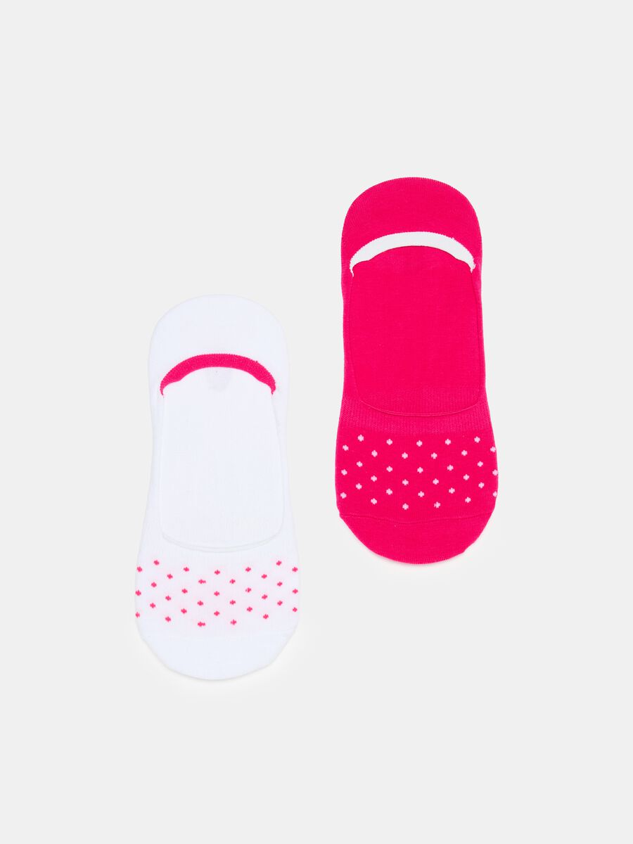 Two-pack ankle socks with micro pattern_0