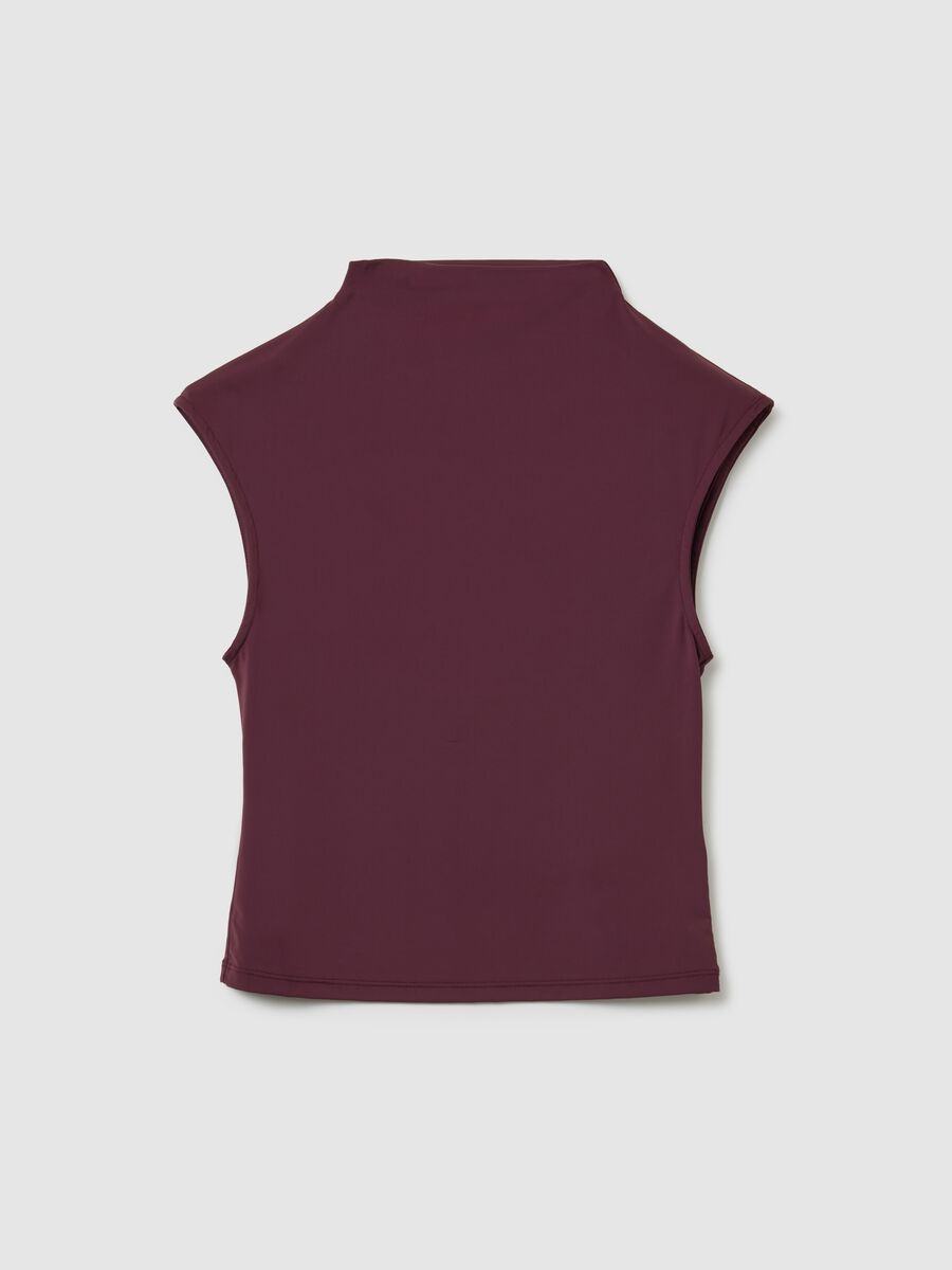 Top senza maniche bordeaux_0