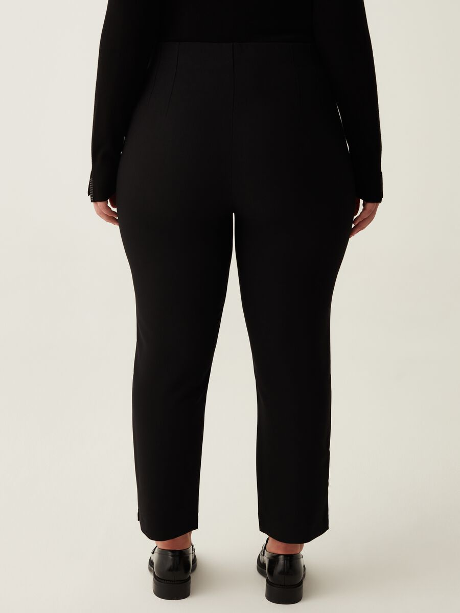 Pantaloni a sigaretta con spacchetti Curvy_2