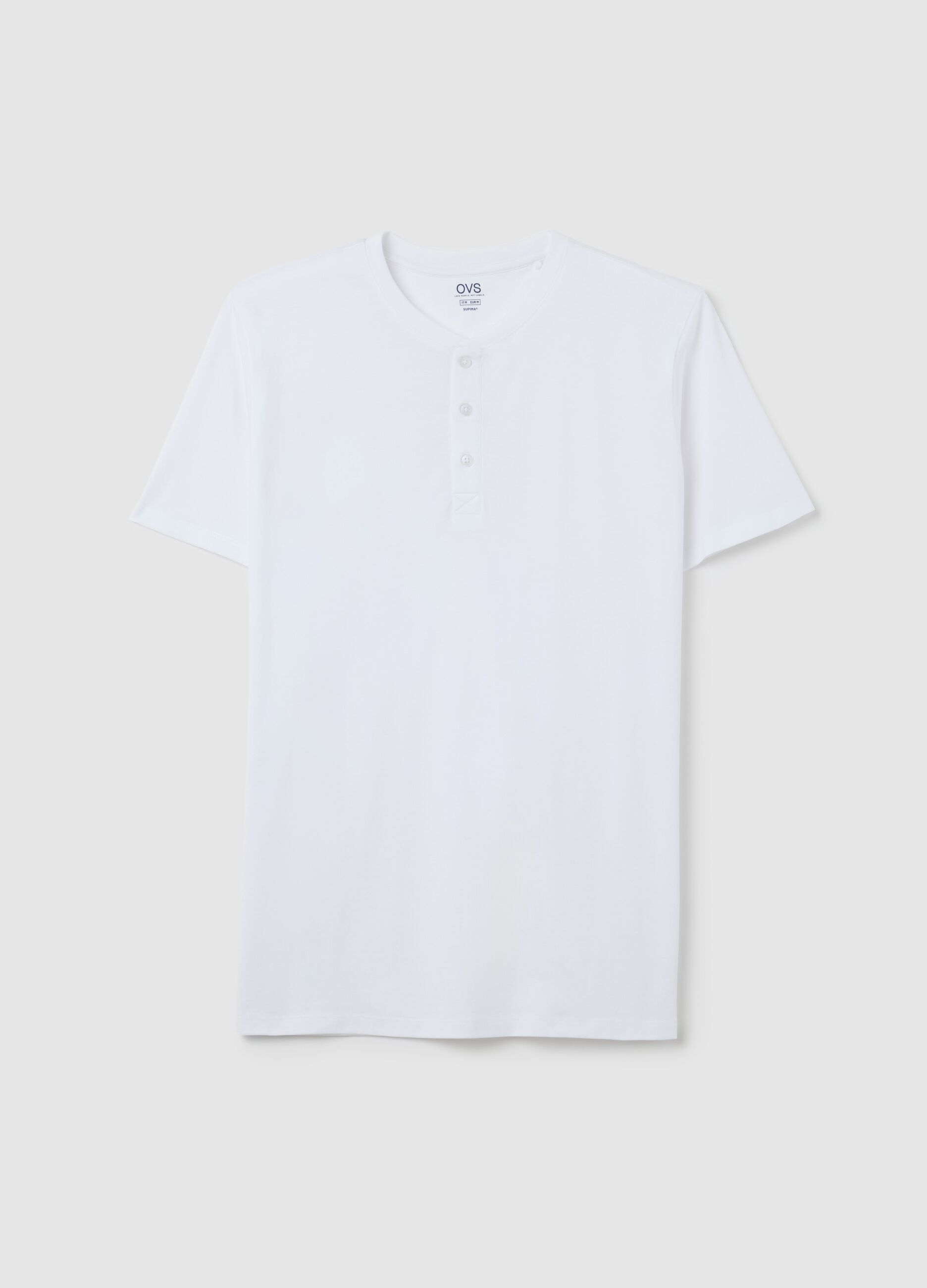 White T-shirt in Supima cotton