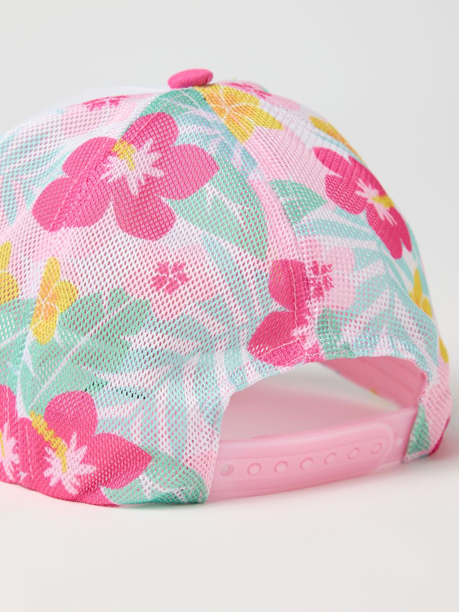 Floral Print Baseball Cap_2