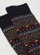 Multicoloured long socks in cotton and wool blend_2