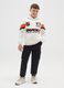 Boys' Black Stretch Cotton Blend Trousers_0