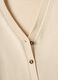 Cardigan beige con scollo a V in puro cotone regular fit_5