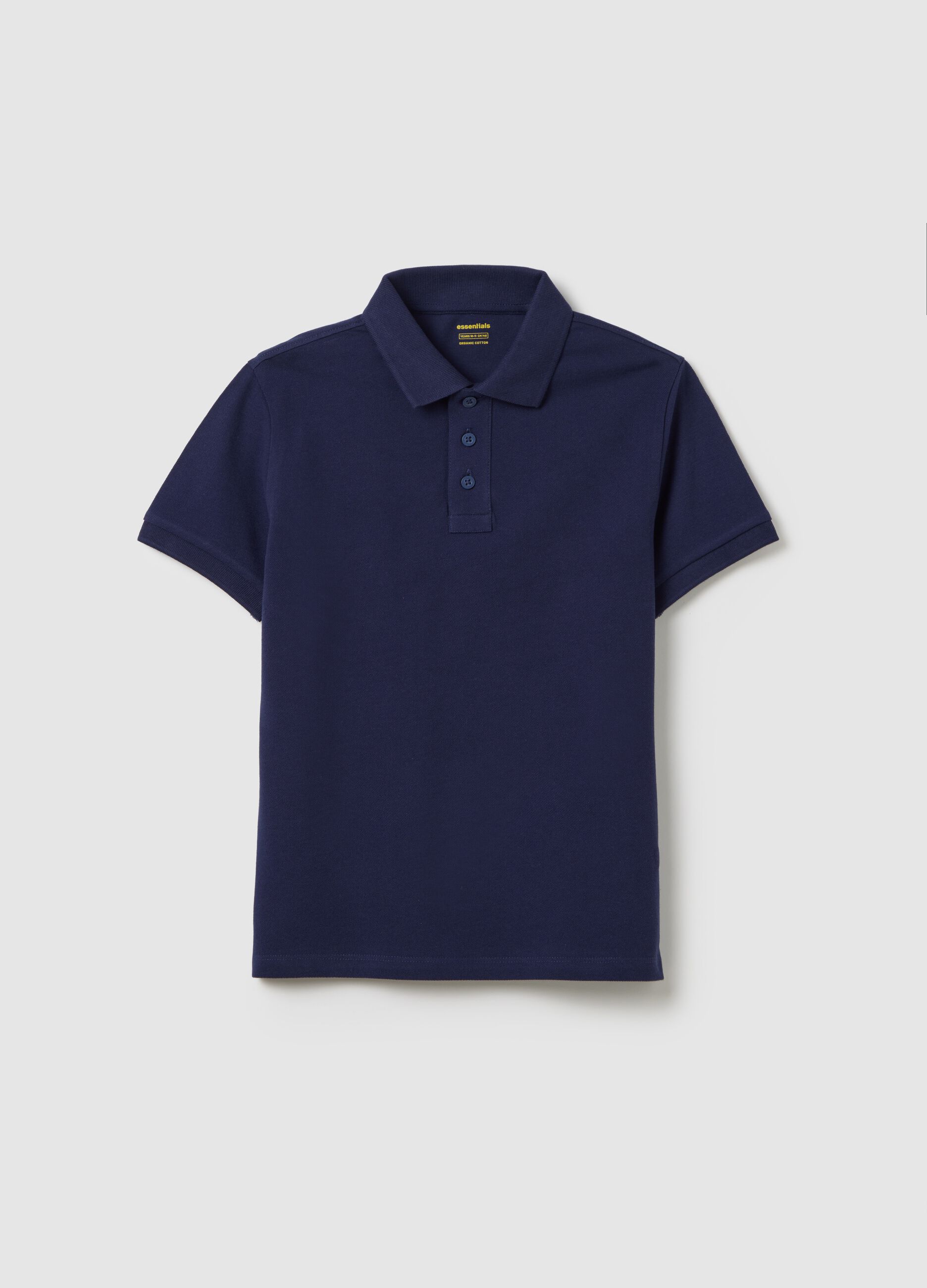 Pure Cotton Blue Polo Shirt