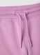 Girls&rsquo; pink pure cotton shorts, regular fit_2