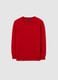 Child's red pure wool jumper regular fit_3