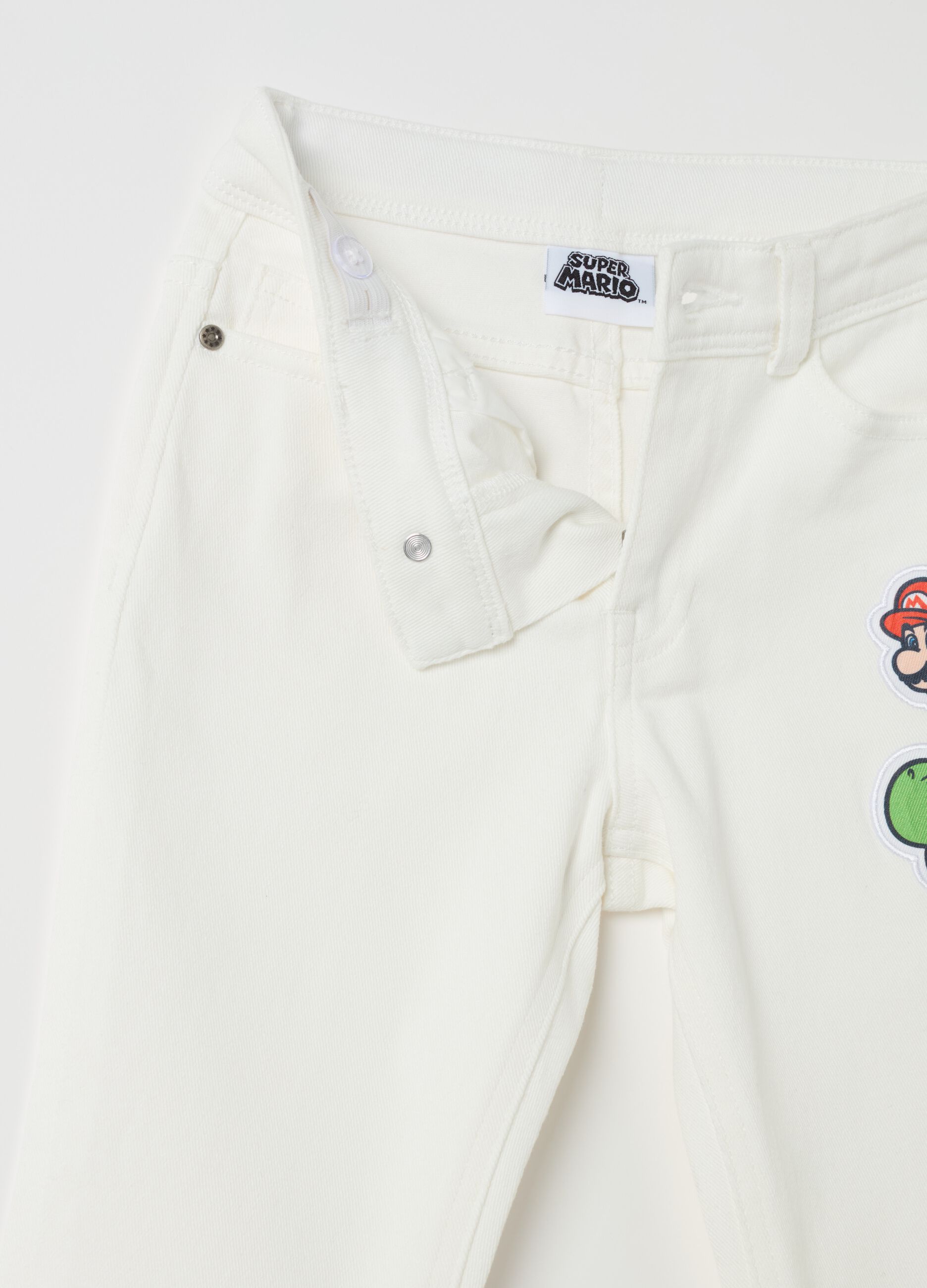 Five-pocket jeans with Super Mario™ patch
