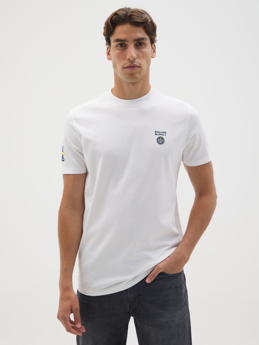 White pure cotton t-shirt_0