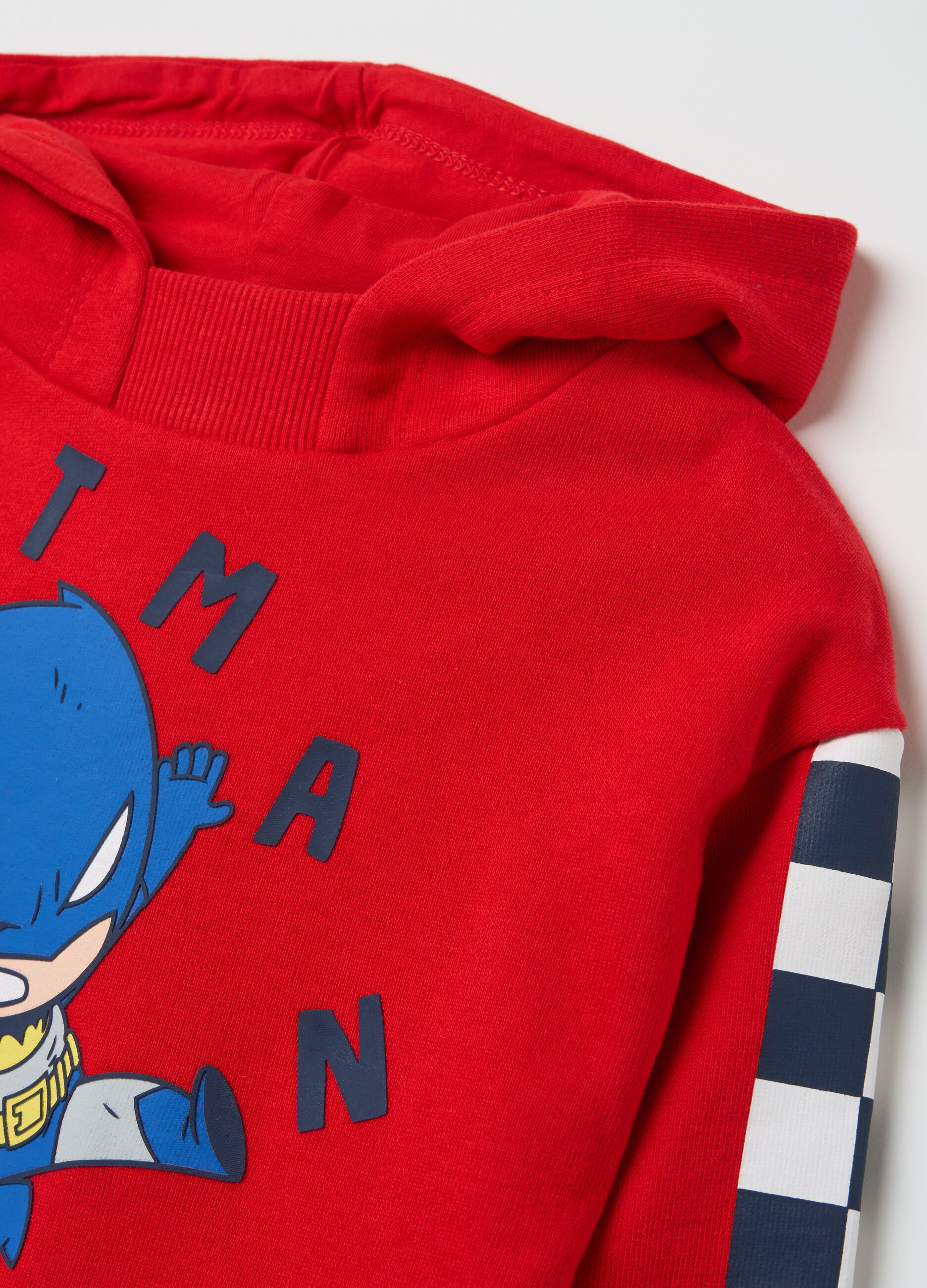 Fleece jogging set with Batman print