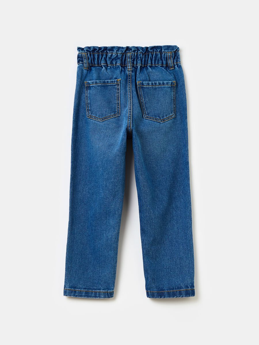 Paper bag jeans with pockets_1