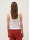 White pure cotton vest top, regular fit_3