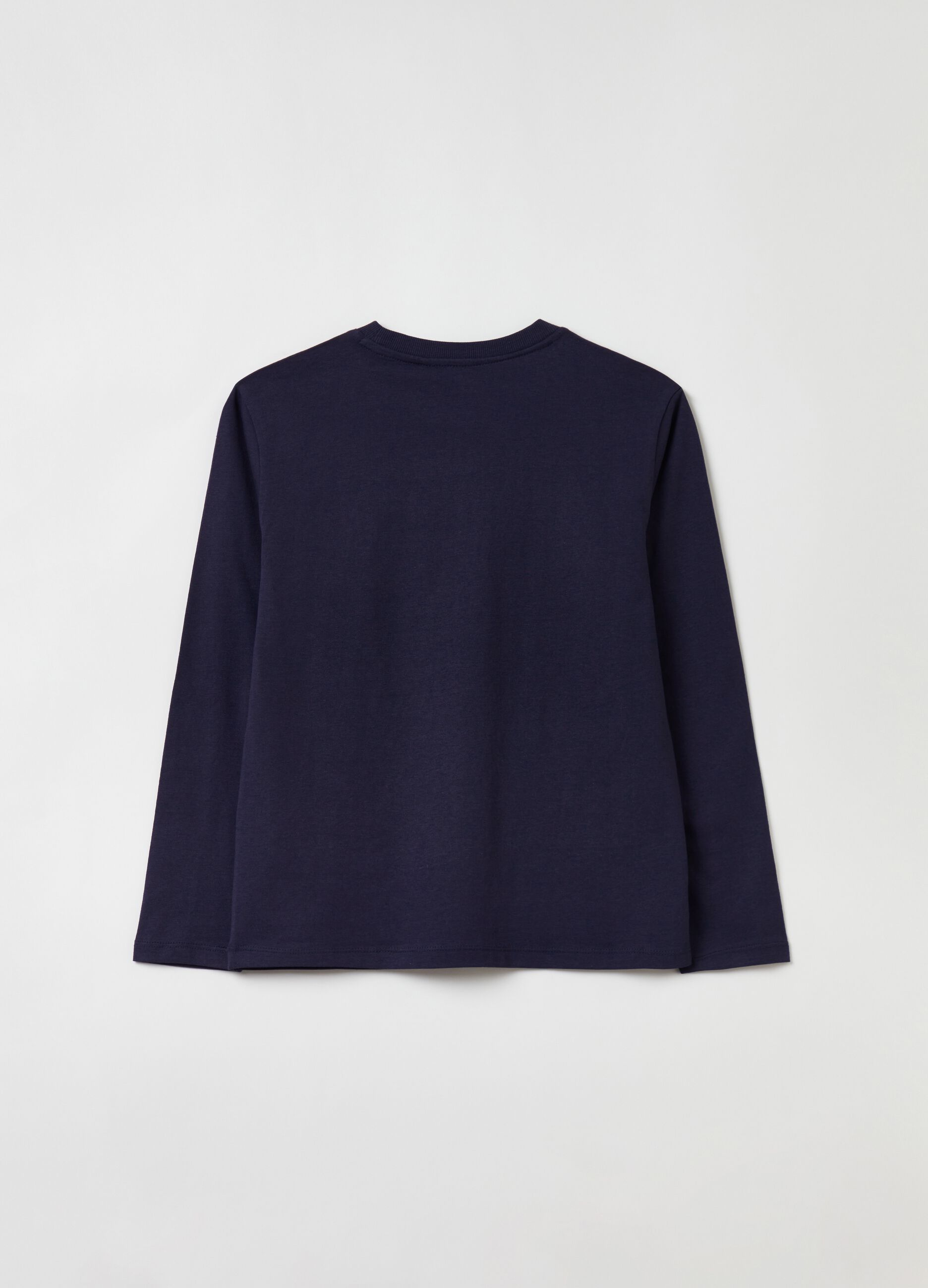 T-shirt a maniche lunghe con stampa_1