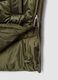 Military green padded gilet, regular fit, with hood_1