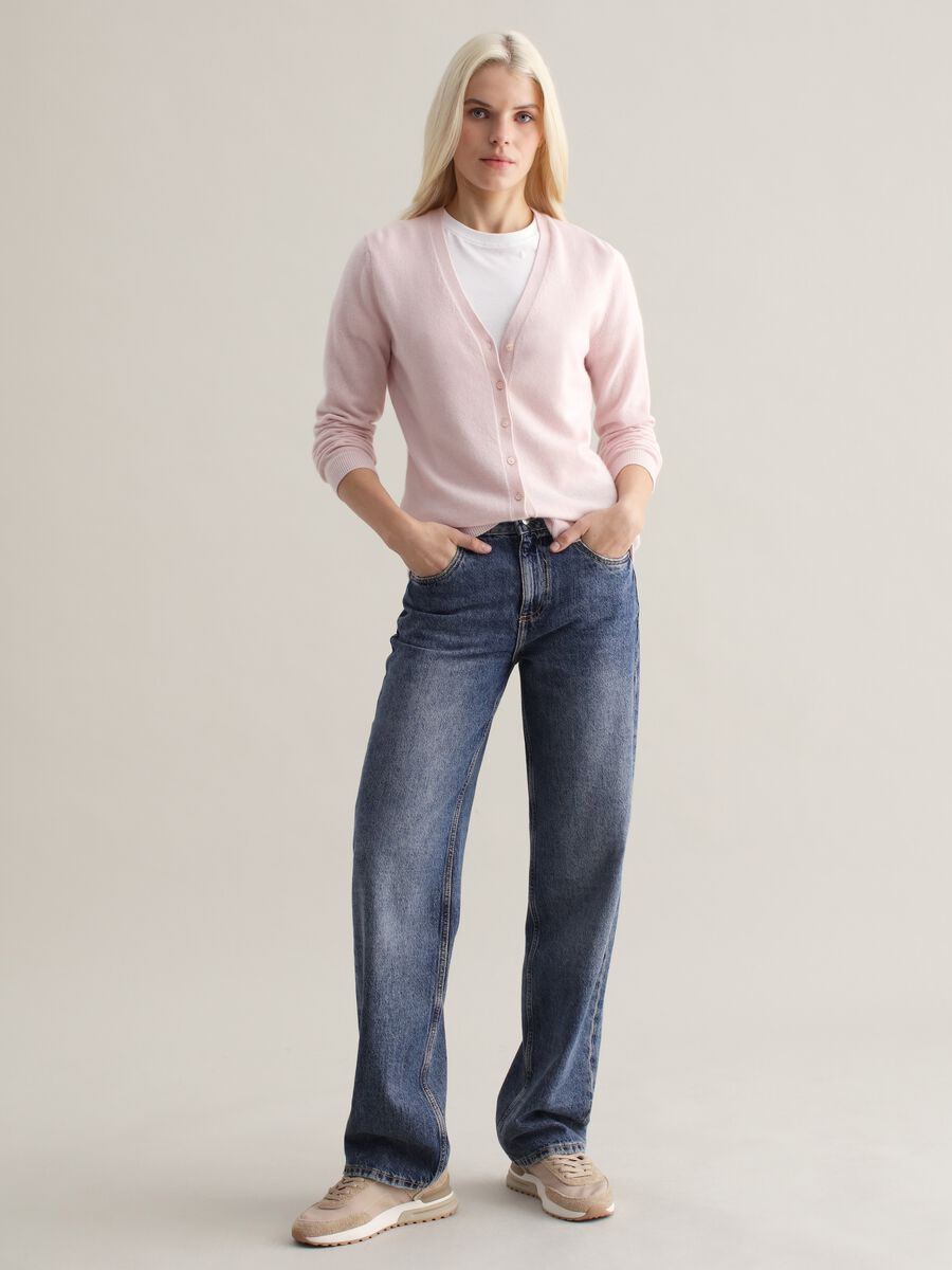 V-neck cashmere cardigan_1