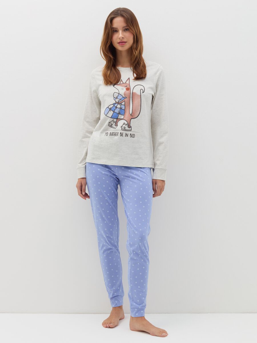 Long pyjamas with print_0