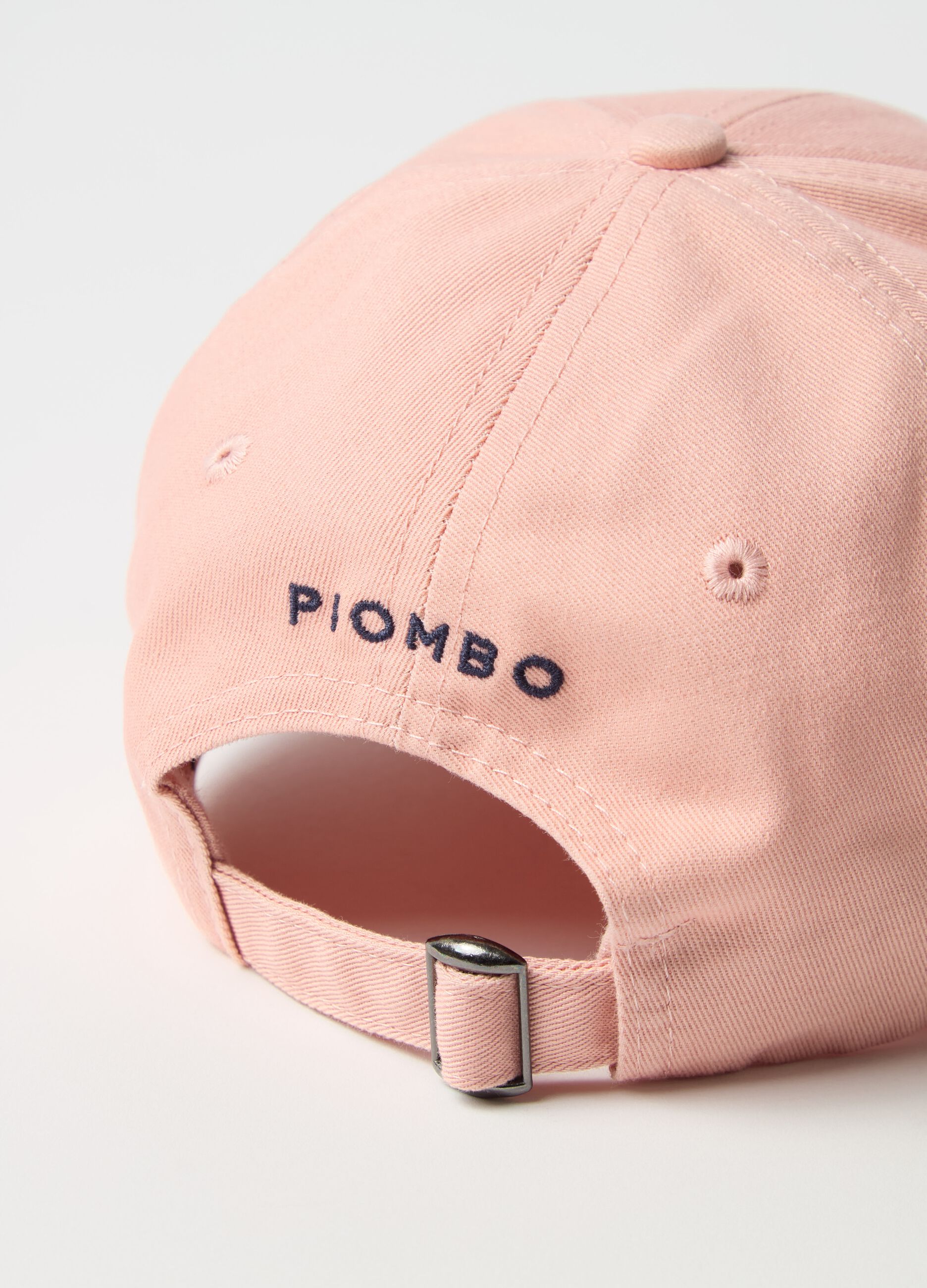 Baseball cap with embroidered logo